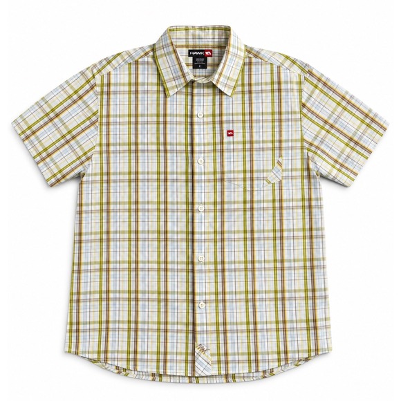 Tony Hawk Other - Tony Hawk Mens Medium Plaid Button Down Shirt Y2K Skate Cotton Short Sleeve